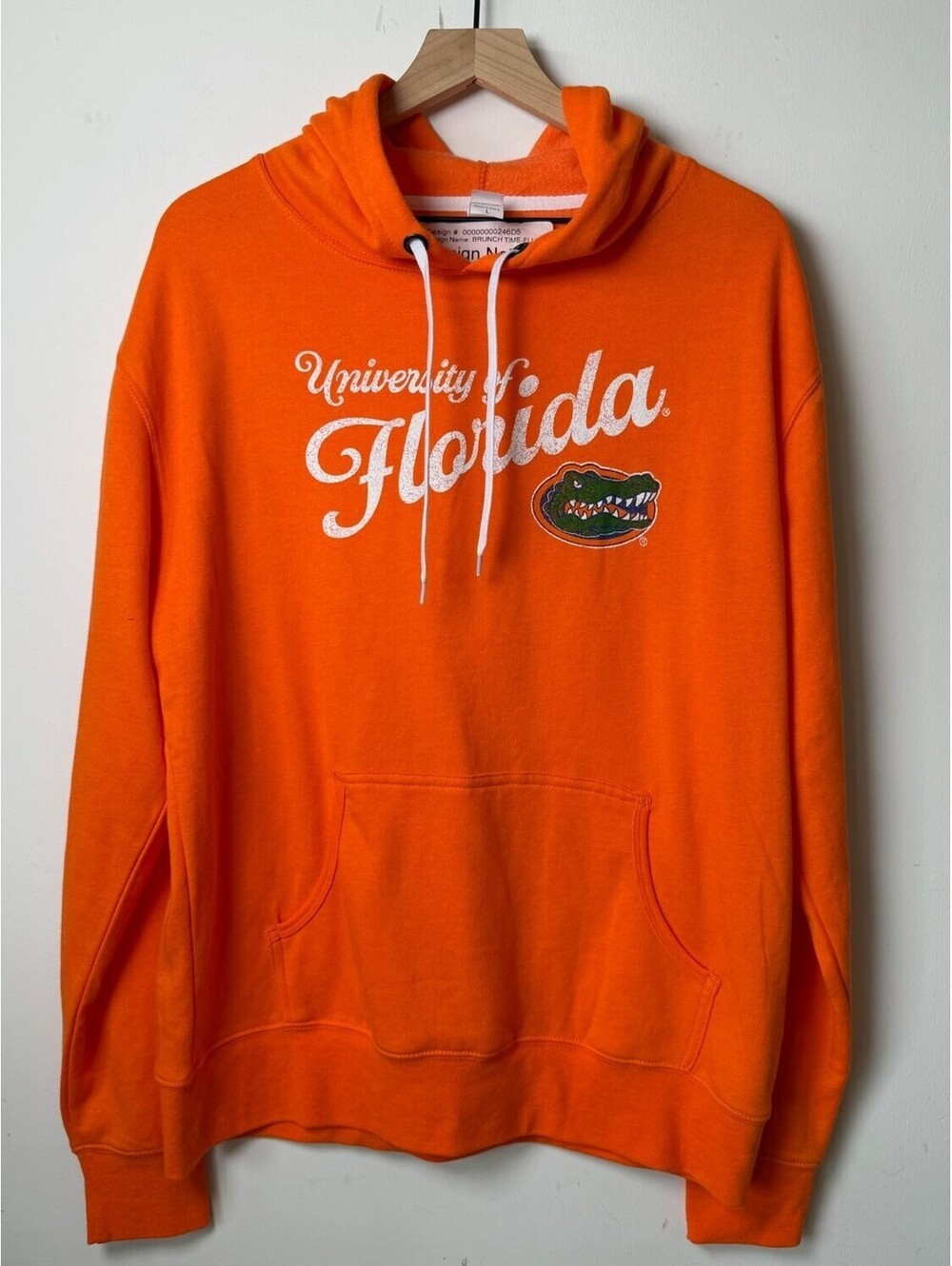 Blue 84 University Of Florida Gators Hoodie Sweatshirt Mens L Orange Pullover